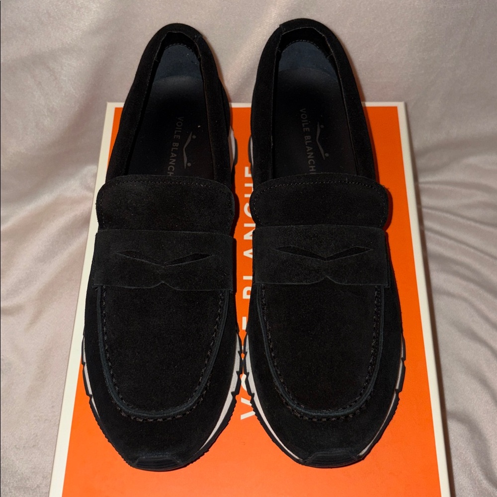 NWT VOILE BLANCHE JULIA Hybrid Loafer Sneaker in Black - Picture 9 of 15